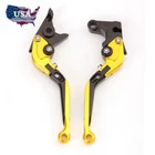 For Honda CBR500R/CB500F/X 2013-2021 Cnc Gold Folding Extend Clutch Brake Levers New. Price: $38.88.