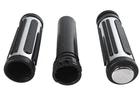 V-twin 28-0150 Chrome Bar Style Grip Set 96-17 Cable Operated Throttle Harley New. Price: $36.95.