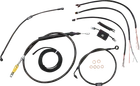 La Choppers Complete Midnight Braided Cable Kit Quick Connect 15"-17" New. Price: $479.99.