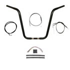 1/4" Bblack Wild WO570 18" Ape Hanger Kit 2011-2015 Harley Softail W/abs New. Price: $608.54.