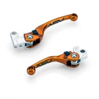 2014-'25 Ktm 500 Exc/exc-f/six Days Asv F4 Brake & Clutch Lever Pair Pack Orange New. Price: $175.00.