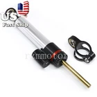 Universal Streetbike Steering Damper Stabilizer Linear Control Aluminum Silver New. Price: $44.00.