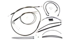 Magnum Black Pearl Handlebar Cable Kit For '12-'17 Harley-davidson Dyna Models New. Price: $400.00.