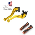 Fxcnc Short Brake Clutch Lever&grips For CBR300R/CB300F/FA 2014-2020 Gold&orange New. Price: $42.98.