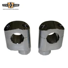Custom Offset 1.25" Handlebar Risers Fit For Harley Davidson Big Twin Chrome New. Price: $58.99.