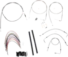 Burly Braided Stainless Steel Cable/brake Line Kit 16" Ape Hanger B30-1080 New. Price: $500.03.