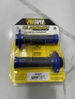 Protaper Clamp-on Full Diamond Grips Neon Blue/dark Grey Brand Nwt New. Price: $16.00.