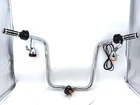 06 Harley Softail Flst Heritage Oem Handlebars Left Right Switches Controls Bent Used. Price: $382.50.