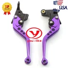 Cnc Purple Adjustabe Short Brake Clutch Levers For Honda Rebel CMX250C 2003-2011 New. Price: $26.60.