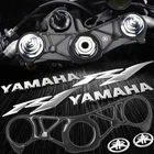 Handle Bar Yoke Cover Carbon Look+chrome 6" Logo+emblem Sticker Kit 09-11 YZF-R1 New. Price: $36.56.