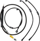 Choppers LA-8157KT-16M Standard Midnight Braided Handlebar Cable/brake Line New. Price: $303.23.