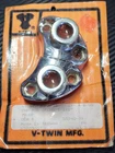 Chrome Riser Stem Set For Harley Davidson By V-twin New. Price: $35.99.