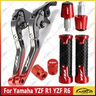 Us For Yamaha Yzf R1 R6 Motorcycle Handle Grips End Cap Brake Clutch Levers New. Price: $54.27.
