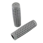 Odi Vans Waffle Pattern 7/8" Motorcycle Grips, Grey, Harley V-twin Made Usa New. Price: $19.95.