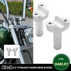 Silver 3.5"HANDLEBAR Riser For Harley 1" Dyna Sportsterxl 883 1200 Iron New. Price: $30.89.