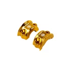 Gold Handlebar Brake Clamp Bracket For 96-LATER Softail Street Bob Fxlr Flde Fls New. Price: $29.95.