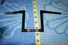 Choppers 1-1/4" Narrow Z-bars 10" Tall Handlebars Harley LA-7307-10B New. Price: $212.34.
