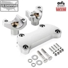 1" Handlebar Risers Top Clamp For Harley Touring Dyna Softail Sportster Chrome New. Price: $55.99.