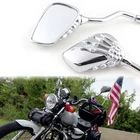 Skull Skeleton Hand 8MM 10MM Rearview Side Mirror For Harley Davidson Road King New. Price: $19.99.
