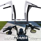 10/12/14/16"RISE Ape Hanger Handlebar For Harley Touring Softail Road King Glide New. Price: $29.95.