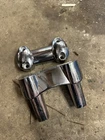 Harley Davidson Dyna Softail 3.5" Oem Chrome Motorcycle Handlebar Risers Used. Price: $64.95.