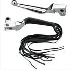 Drag DS-243063 Fringed Leather Lever Clutch Brake Hand Covers Harley New. Price: $25.00.