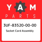 3UF-83520-00-00 Yamaha Socket Cord Assembly 3UF835200000, New Genuine Oem Part. Price: $172.37.