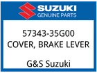 Suzuki Oem Part 57343-35G00 Cover,brake Lever New. Price: $18.10.