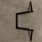 12" Wild Black 1-1/4" Chubby Hooked Handlebar H-bar Adapter Used. Price: $200.00.