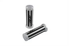 V-twin 28-0742 Chrome & Rubber Pvc Rail Hand Grips For 1" Harley New. Price: $32.95.