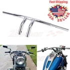 8" Rise T-bars Handlebars For Harley Sportster Softail Flst Fxst Custom Drag New. Price: $109.95.