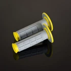Renthal G192 Mx Handlebar Grips - Dual Compound, Half Waffle, Grey / Yellow New. Price: $23.24.