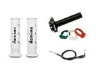 Bmw S1000RR Domino XM2 Quick Action Throttle With White / Black Grips New. Price: $254.21.