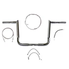 1/4" Chrome Wild 14" Hooked Bar Kit 2016-2023 Harley Ultra Street Glide Abs New. Price: $848.38.