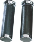 Parts Unlimited 45-1122B-BC324 Leather-covered Grips Black New. Price: $41.95.