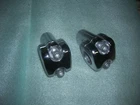 Genuine Harley Davidson Softail Fatboy Chrome Risers & Clamps For 1-1/4" Bars. Price: $72.00.