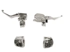 Chrome Handlebar Control Kit 9/16" For 07-10 Harley Dyna Fxd Softail 44734 New. Price: $224.68.