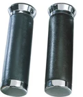 Parts Unlimited DS-243263 Black Leather & Chrome Hand Grips For Gold Wing 82-00 New. Price: $48.95.
