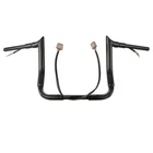 12" Prewired 1.5" Fat Meathook Handlebar For Harley Street Electra Glide '96-'06 New. Price: $231.99.