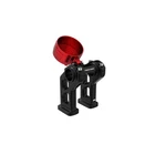 5" Black Risers With Red Gauge Mount Bracket For Harley 2018-24 Softail Fat Bob New. Price: $199.95.