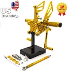 Cnc Gold Rearset Foot Pegs Pedal Fit Suzuki Gp Shift SV650/SV650S 1998-13 2014 New. Price: $101.31.
