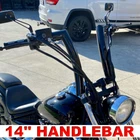 14" Custom Dna Monster Fat Ape Hanger 1-1/4" For Harley Fxs Cvo Handlebars New. Price: $145.95.