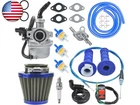 Holato PZ19 Carburetor Air Filter Throttle Handle Grips Cable For 50CC New. Price: $75.30.