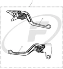 A9620038 Lever Kit Adj Std Short Genuine Triumph Motorcycle Part New. Price: $130.00.