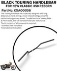 "black Touring Handlebar" Fit For Royal Enfield New Classic 350 Reborn. Price: $71.52.