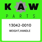 13042-0010 Kawasaki Weight,handle 130420010, New Genuine Oem Part. Price: $36.98.