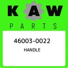 46003-0022 Kawasaki Handle 460030022, New Genuine Oem Part. Price: $162.41.