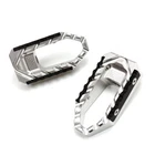 Trc Rider Front Silver Wide Touring Foot Pegs For Aprilia Shiver 750 2007-2017 New. Price: $61.80.