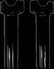 Drag Specialties 0602-0521 Risers Buffalo 6" Blk New. Price: $133.89.