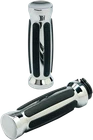 Pro-one Perf.mfg. Custom Straight Rubber Grips Tbw Chrome 490001 New. Price: $159.45.